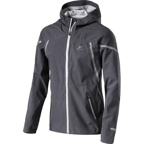 PRO TOUCH Herren Herren Regenjacke Munoz, Größe S in Schwarz Melange/Silber