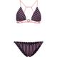 CHIEMSEE Bikini in modischer Optik, Größe 42A/B in Black/Pink