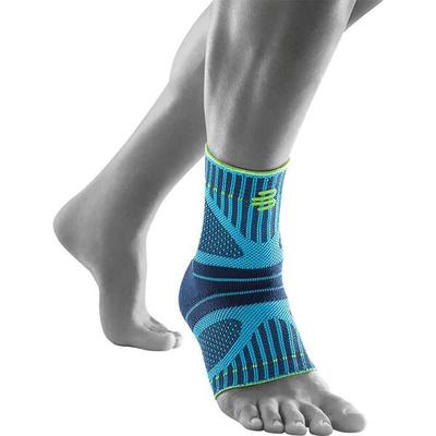 BAUERFEIND Sprunggelenkbandage, Sportbandage Fuß Sports Ankle Support Dynamic, Größe L in Blau