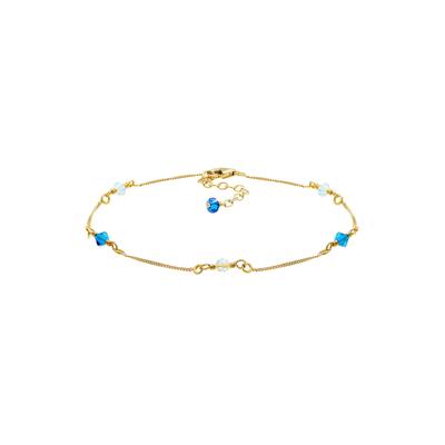 Elli - Basic Strand Bead Kristalle 925 Silber Fußketten 1 ct Damen (59.99 € / 1 ct) Image