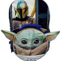 Disney Accessories | Baby Yoda Star Wars 5 Piece Backpack & Lunch Set | Color: Black/Brown | Size: Osb