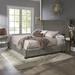 Kingstown Home Vita Low Profile Standard Bed Upholstered/Velvet, Rubber in Gray | 58.75 H x 83.5 W x 89.5 D in | Wayfair 394BK-1GV[BED]