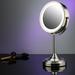 Winston Porter Argos Led Lighted Makeup/Shaving Mirror in Gray | 13.2 H x 4.7 W x 8.3 D in | Wayfair 2A3A0176C5DA4B2DA12505C2C4FC42F3