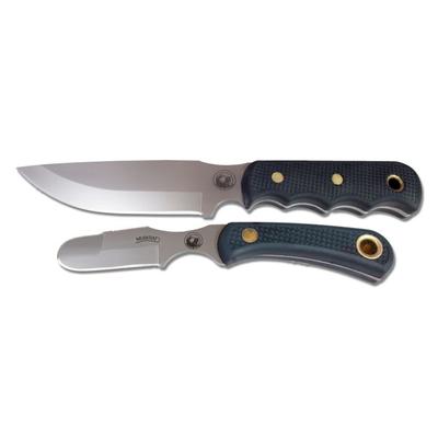 Knives of Alaska Bush Camp Muskrat Combo Suregrip Handle Knives Black 00307FG