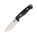 Bark River North Country EDC Black Canvas Fixed Blade Knife 3.5in A2 Tool Steel Standard Edge Satin Black Canvas Micarta Handle 02-214MBC