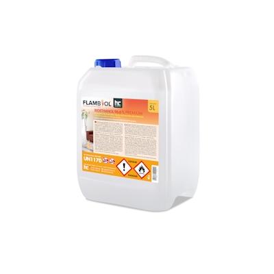 12 x 5 Liter FLAMBIOL® Bioethanol 96.6% Premium für Ethanol-Brenner oder Kamine Image