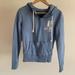 American Eagle Outfitters Tops | American Eagle Half-Zip Hoodie | Color: Blue | Size: Sp