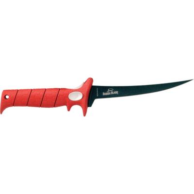 Bubba Blade Tapered Flex Fixed Blade Knife 7in Stainless Steel Red Handle BB1-7F