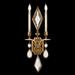 Fine Art Lamps Encased Gems 29 Inch Wall Sconce - 729150-3ST