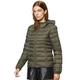 ONLY Damen Leichte Steppjacke ONLTAHOE Wattierte Herbst Frühling Übergangsjacke mit Kapuze & Reißverschluss, Farben:Grün, Größe:M