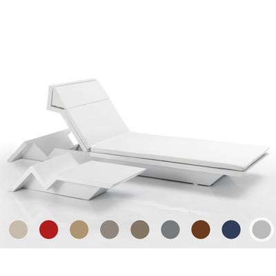 Vondom »REST« Outdoor Sonnenliege Lackiert Hochglanz / ohne Beleuchtung / Black mit Nautical Black 3126 Image