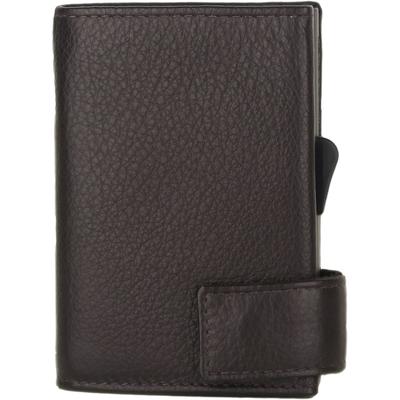 SecWal - SecWal 1 Kreditkartenetui Geldbörse RFID Leder 9 cm Portemonnaies 1 ct Braun Herren Image