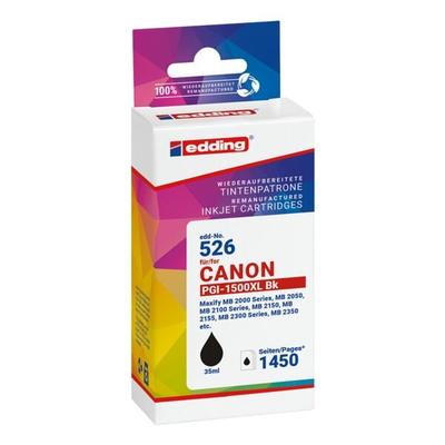 Edding Tintenpatrone ersetzt Canon »PGI-1500XL BK« schwarz Image