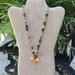 Anthropologie Jewelry | Anthropologie Beaded Necklace | Color: Brown/Orange | Size: Os