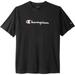 Men's Big & Tall Champion® script tee by Champion in Black (Size 4XL)