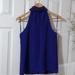 Zara Tops | Beautiful Deep Purple Halter Top By Zara | Color: Purple | Size: M