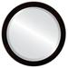 Latitude Run® Azalaya Framed Round Accent Mirror Wood in Brown | 16 H x 16 W x 1 D in | Wayfair FA451C1A4B054C159EC7F244CC486148