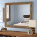 Millwood Pines Arleta Accent Mirror in Brown | 35.5 H x 29.5 W x 0.75 D in | Wayfair 79C71293E7E14F45B135C058B16F467F