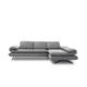 DOMO. Collection Milano Ecksofa | Sofa mit Armlehn- und Rückenfunktion in L-Form, Polsterecke Eckgarnitur, grau, 269x172x83 cm