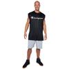 Men's Big & Tall Champion® Script Logo Muscle Tee by Champion in Black (Size 2XLT)