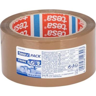 Packband strong 66m x 50mm braun 57168 - Tesa Image