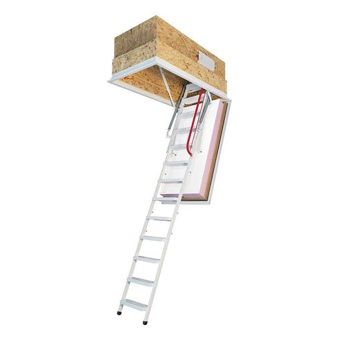 Wippro Dachbodentreppe Klimatec 160, U-Wert 0,21 W/(m²K), 130×70 cm, mit Brandschutz