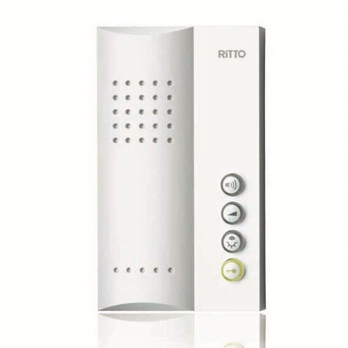 Ritto Freisprechstelle, weiß, für TwinBus Türsprechanlagen, 90x152x23 mm (BxHxT) Image