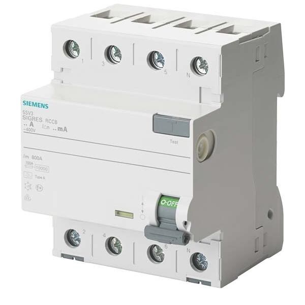 Siemens Dig.Industr. FI-Schutzschalter 5SV3344-6KK12 5SV33446KK12 Image