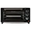 PowerXL Air Fryer Grill Toaster Oven As Seen on TV - Grill, Air Fry, Rotisserie, Broil, Bake, Toast, Reheat, Black