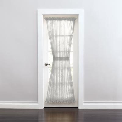 Wide Width BH Studio Sheer Voile Door Panel With T...