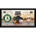 Oakland Athletics vs. San Francisco Giants Framed 10" x 20" House Divided Baseball Collage