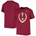 Youth Nike Garnet Florida State Seminoles Football Icon Performance T-Shirt