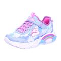 Skechers RAINBOW RACER, Girl's Sneaker, Blue Mesh/Trim, 12.5 Child UK (31 EU)