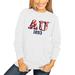 Women's White American University Eagles No Time to Tie Dye Long Sleeve T-Shirt