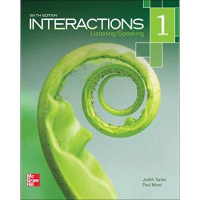 Interactions Level 1 Listening/Speaking Student Book Plus Key Code For E-Course [With Cd (Audio) And Access Code]