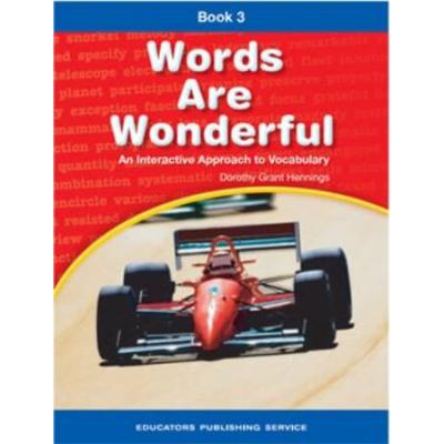 Words are Wonderful Book 3: An Interactive Approach to Vocabulary