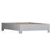 David Francis Furniture 16" Platform Bed Frame Wood in Gray | 16 H x 57 W x 79 D in | Wayfair B4007BED-D-S152