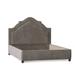 My Chic Nest Sheila Upholstery Low Profile Standard Bed Upholstered, Granite in Gray | 55 H x 80 W x 87 D in | Wayfair