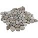 Margo Garden Products 12" x 12" Beveled Other Natural Stone Pebbles Mosaic Wall & Floor Tile Natural Stone in Black/Gray/White | Wayfair PT-NATTAN