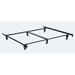 Home by Hollywood INST-A-MATIC ® Bed Frame w/ Rollers Metal in Black | 7.5 H x 8.5 W x 78 D in | Wayfair H-4166BR