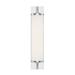 Everly Quinn Locklear 1 - Light Flush Mount Glass/Metal in Gray | 6 H x 24 W x 5 D in | Wayfair 000D2D6974D84525B82B48937CA4AA83