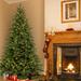 The Holiday Aisle® 7.5' H Green Realistic Artificial Spruce Christmas Tree w/ 800 LED Lights | 90 H x 60 W in | Wayfair