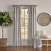 Etta Avenue™ Destini Drop Cloth Light Filtering Ring Top Tab Farmhouse Curtain w/ Valance 100% Cotton in Gray | 84 H in | Wayfair