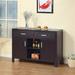 Latitude Run® Ayaina 47" Wide 2 Drawer Buffet Table Wood in Brown | 32 H x 47 W x 15 D in | Wayfair AFAB2F27F7F64E159A8C4BC97FD7262C