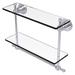 Darby Home Co Lera Wall Shelf Glass/Metal in Gray | 12 H x 16 W x 5.6 D in | Wayfair CB69EBDAD91749D8A22AF22D164B2F2C