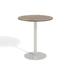 Sol 72 Outdoor™ Mckinnon Tekwood Bar Table Metal in White/Brown | 41 H x 36 W x 36 D in | Wayfair 4FAC0746C1234F8A928C14728735513B