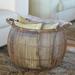 Bay Isle Home™ Rattan Open Weave Storage Basket in Brown | 18 H x 21 W x 21 D in | Wayfair EC9C810EFA15419DBD60DA3422EB1015