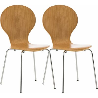 CLP - 2x Stapelstuhl diego ergonomisch eiche Image