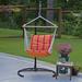 Algoma Net Company Soft Comfort Chair Hammock Sunbrella®, Polyester in Orange/Red | 48 H x 22 W in | Wayfair 1500S215213