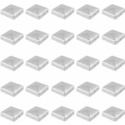 25x Pfostenkappe verzinkt 91 mm Pyramide Abdeckkappe für Pfosten 9 x 9 cm Image
